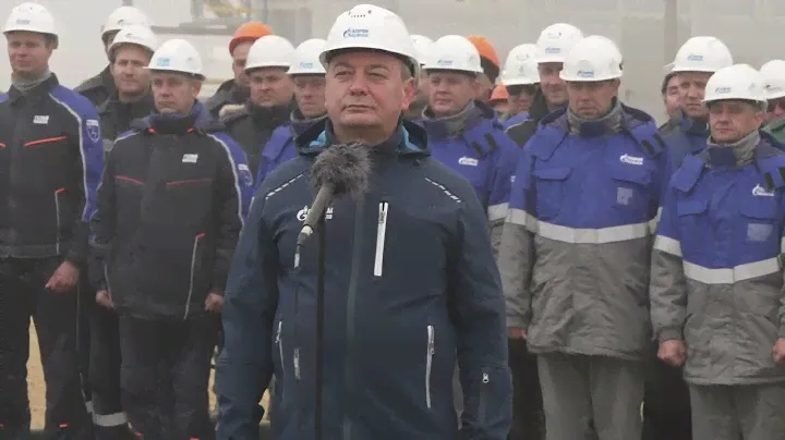 Церемония запуска в работу первого Комплекса СПГ ПАО «Газпром» в Южном федеральном округе