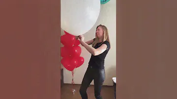 Large white balloon. Inflate with helium large balloon. White balloons.