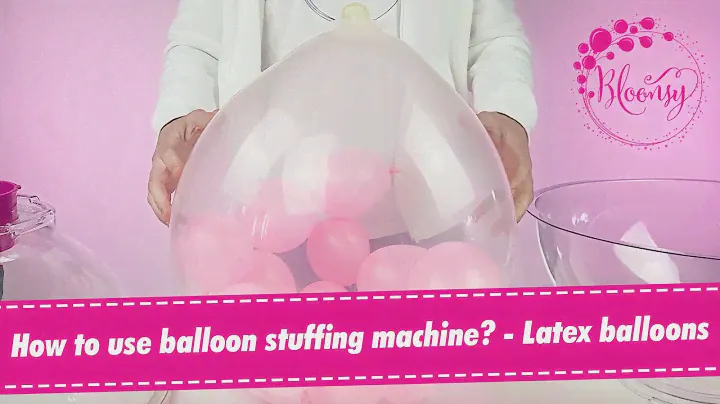 How to use Bloonsy Balloon Stuffing Machine? - Latex balloons